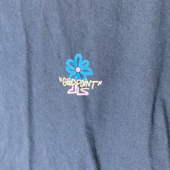 The Worth Now Navy Blue Highlight Good Point Graphic T Shirt M - Picture 9 of 13